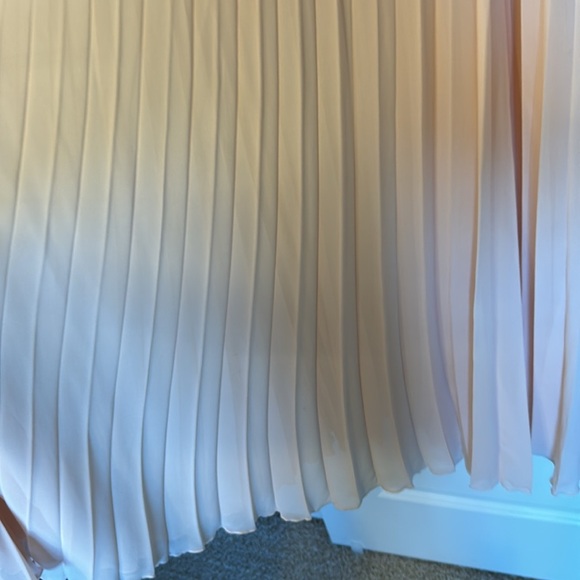 Bebe Soft Pink Pocket Pleated Maxi Skirt Small - Picture 5 of 11